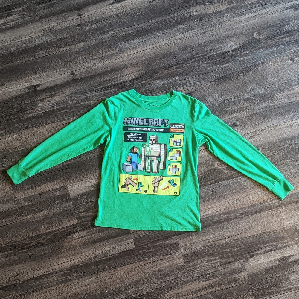 Minecraft long sleeve shirt